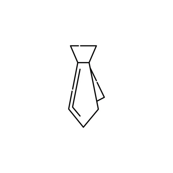 Necktie Icon Logo Vector Design Template — Archivo Imágenes Vectoriales