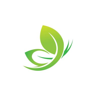 leaf icon logo vector design template