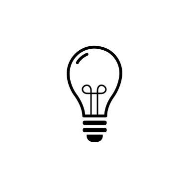 lamp icon logo vector design template