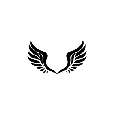 wing icon logo vector design templat