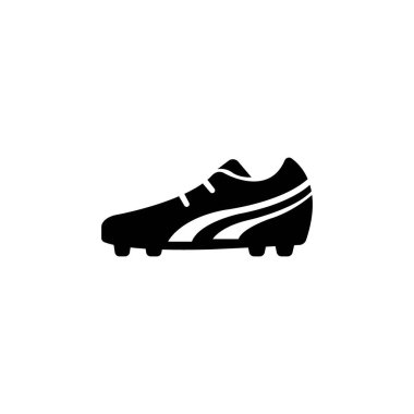 soccer shoes icon logo vector design template