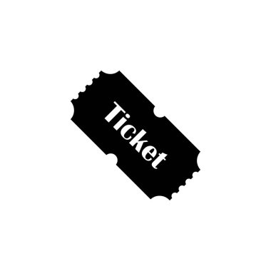 ticket icon logo vector design template