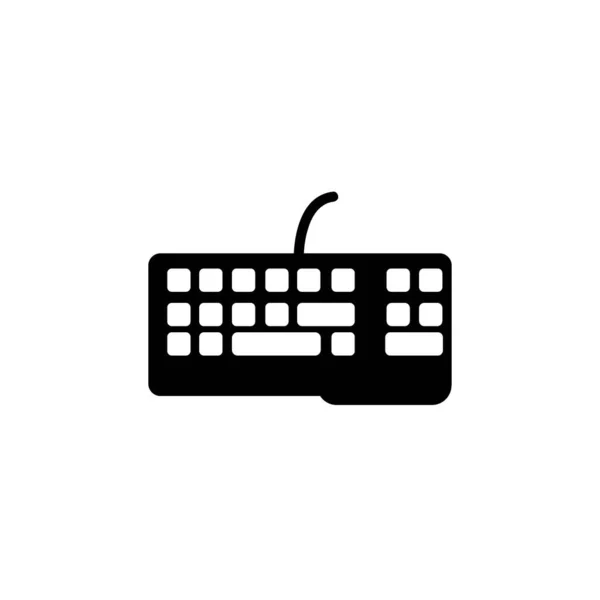 Keyboard Icon Logo Vector Design Template — Vetor de Stock