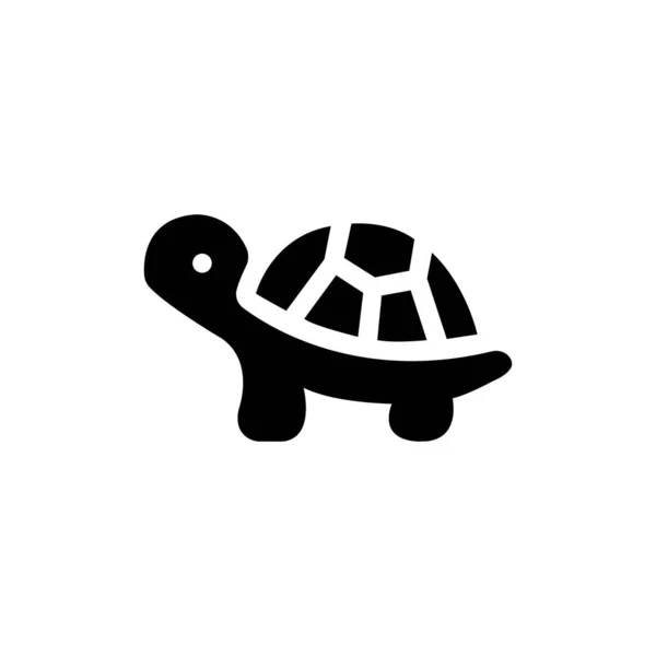 Ikona Żółwia Wektor Logo Szablon Projektu — Wektor stockowy