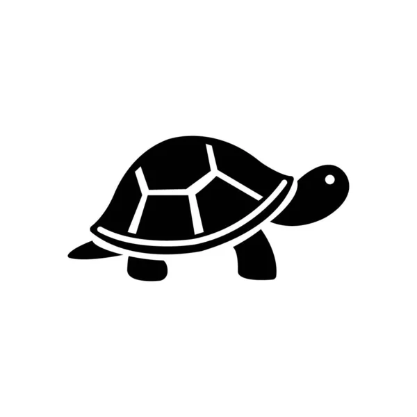 kaplumbağa simgesi logo vektör tasarım şablonu