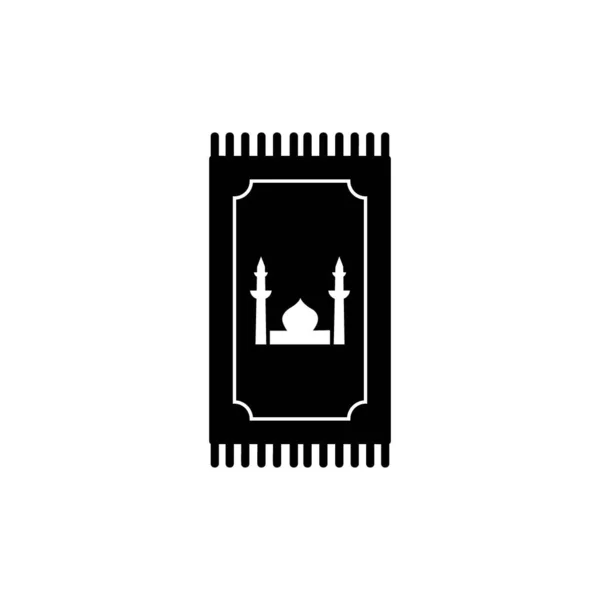 Prayer Rug Icon Logo Vector Design Template — 스톡 벡터