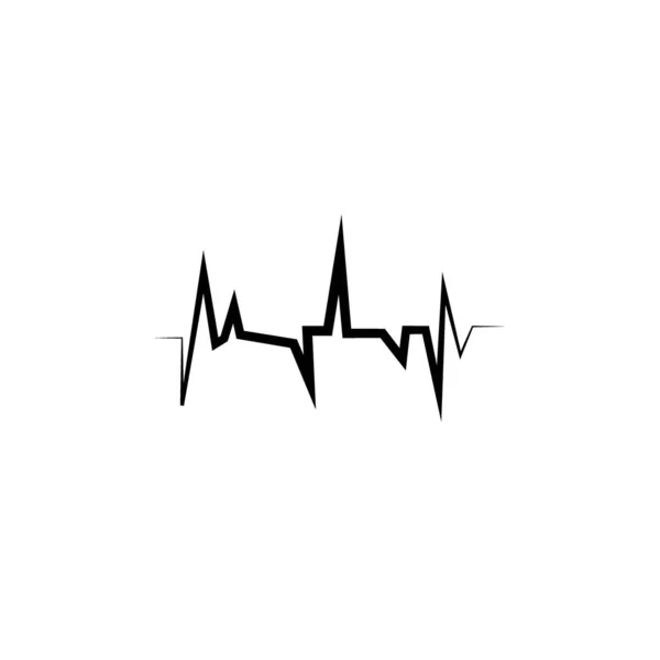 Sound Wave Icon Logo Vector Design Template — Image vectorielle