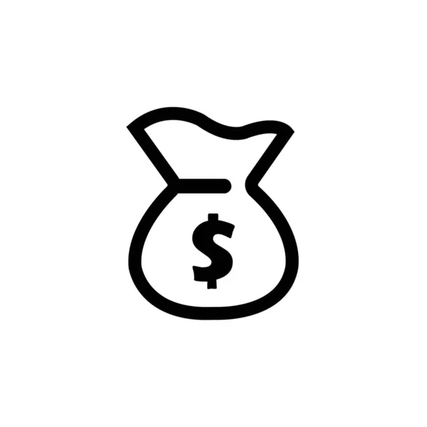 Saving Money Icon Logo Vector Design Template — Vetor de Stock