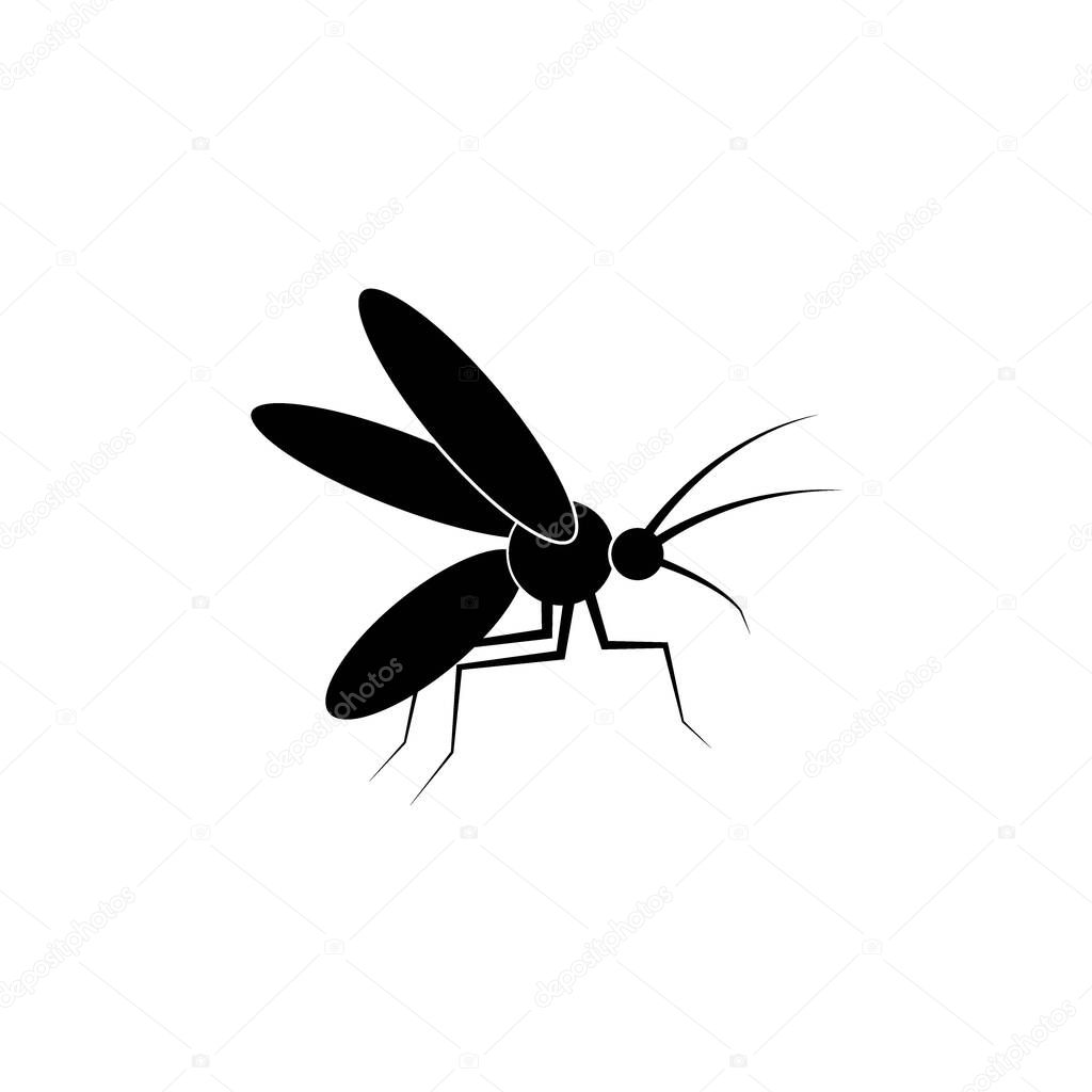 Mosquito icon logo vector design template