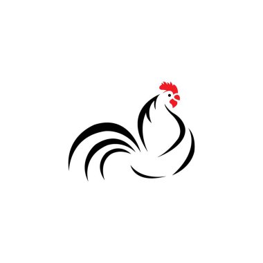 broiler icon logo vector design template