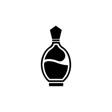 perfume bottle icon logo vector design template