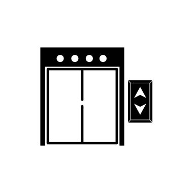 elevator icon logo vector design template