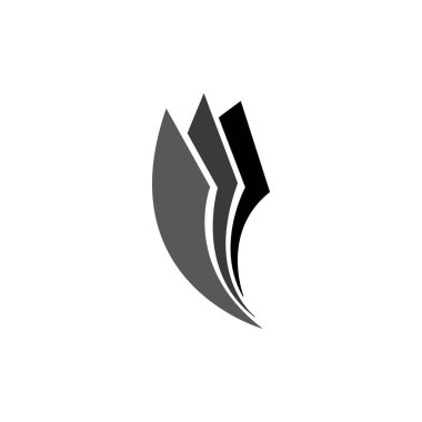 paper icon logo vector design template