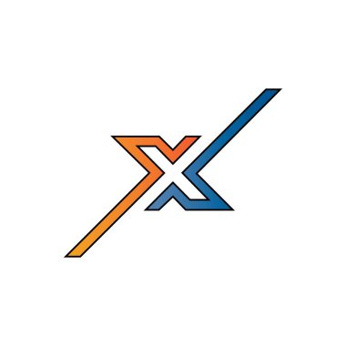 letter X icon logo vector design template