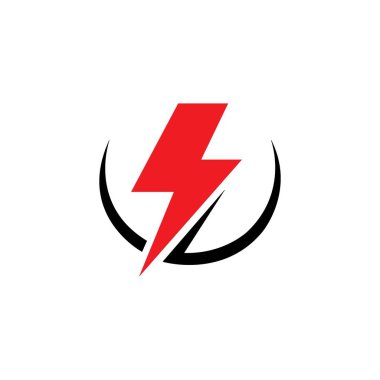 electricity icon logo vector design template