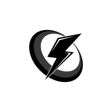 electricity icon logo vector design template