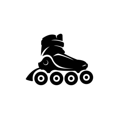 skates icon logo vector design template