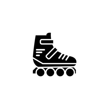 skates icon logo vector design template