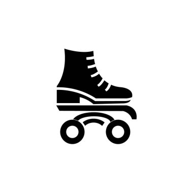 skates icon logo vector design template