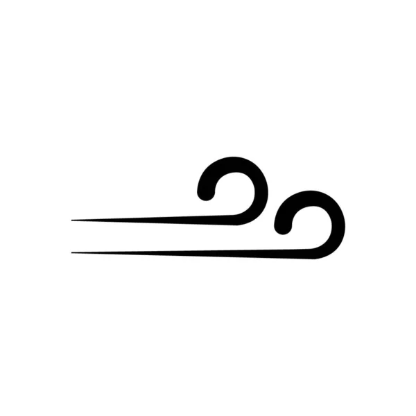 Wind Direction Icon Logo Vector Design Template — Vetor de Stock