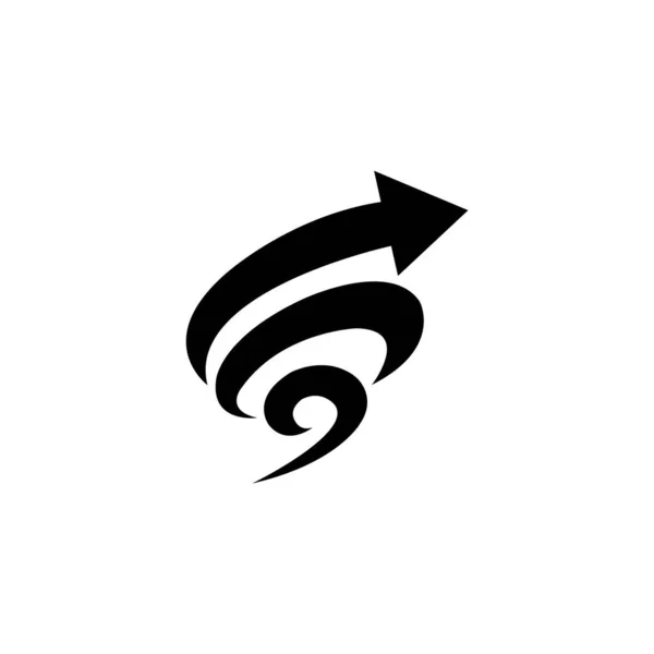 Wind Direction Icon Logo Vector Design Template —  Vetores de Stock