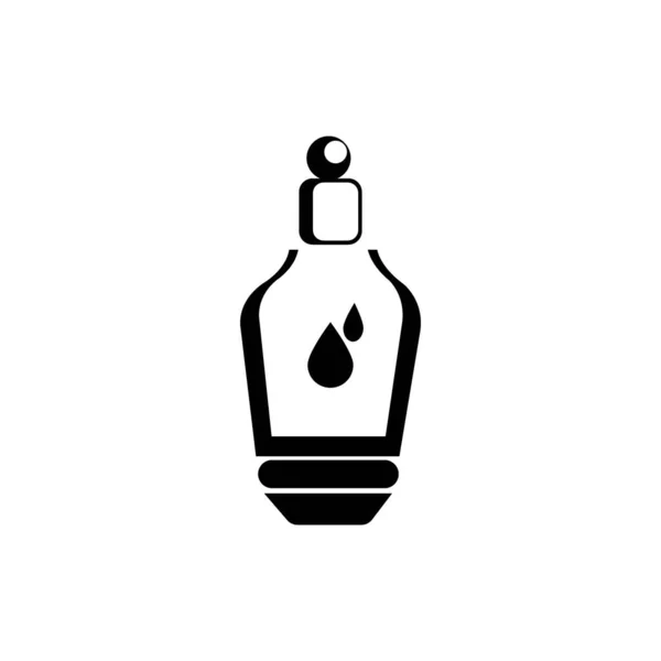 Perfume Bottle Icon Logo Vector Design Template — Vector de stock