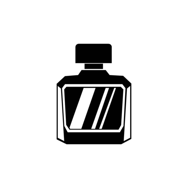Μπουκάλι Άρωμα Εικονίδιο Λογότυπο Διάνυσμα Πρότυπο Σχεδιασμού — Διανυσματικό Αρχείο