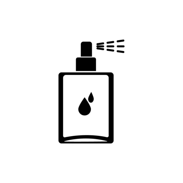 Μπουκάλι Άρωμα Εικονίδιο Λογότυπο Διάνυσμα Πρότυπο Σχεδιασμού — Διανυσματικό Αρχείο