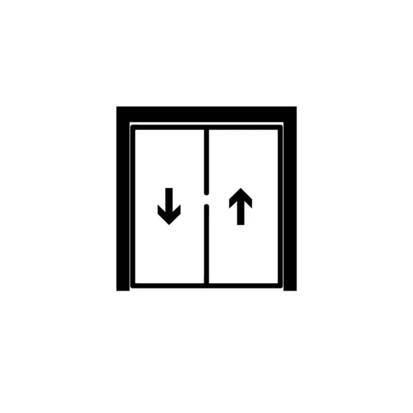 Elevator Icon Logo Vector Design Template — Vettoriale Stock