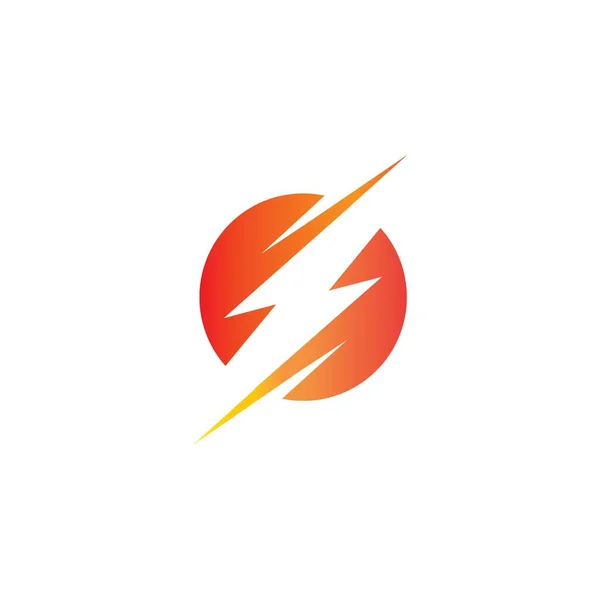 Electricity Icon Logo Vector Design Template — Stockvector