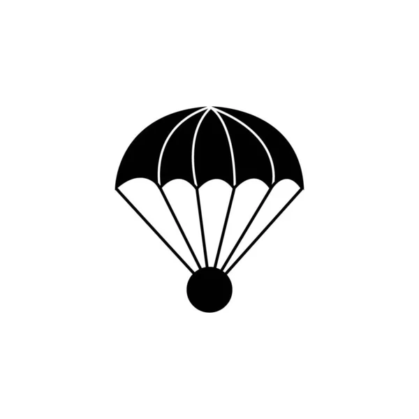 Parachute Icon Logo Vector Design Template — 스톡 벡터