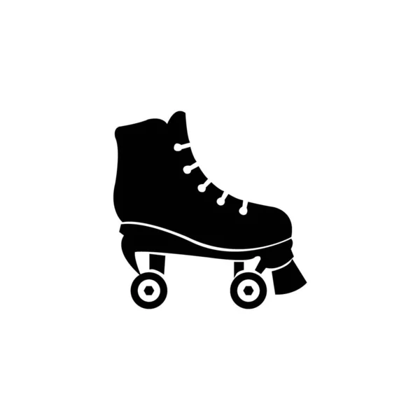 Skates Icon Logo Vector Design Template — Stock Vector