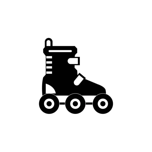 Skates Icon Logo Vector Design Template — ストックベクタ