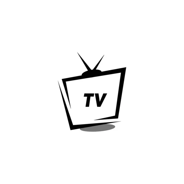 Television Icon Logo Vector Design Template — Vetor de Stock