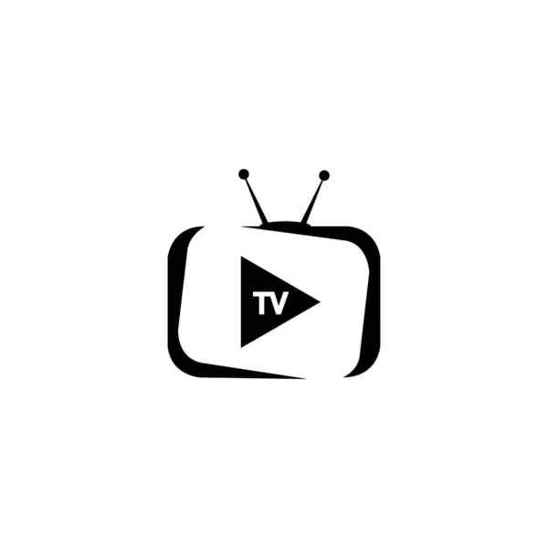 Television Icon Logo Vector Design Template — 图库矢量图片
