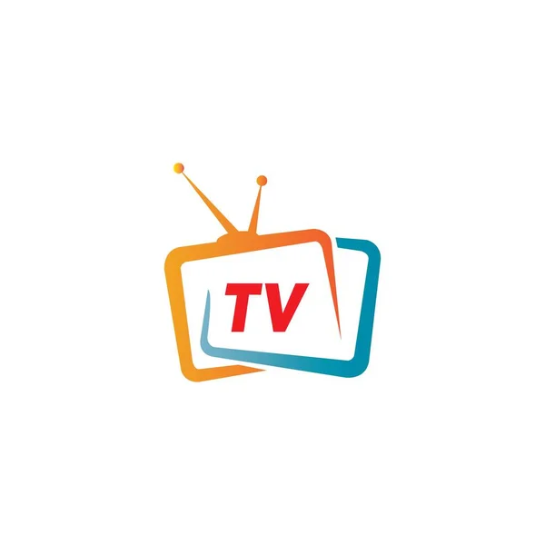 Television Icon Logo Vector Design Template —  Vetores de Stock