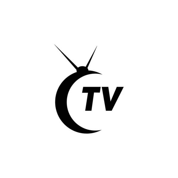 Television Icon Logo Vector Design Template — Wektor stockowy