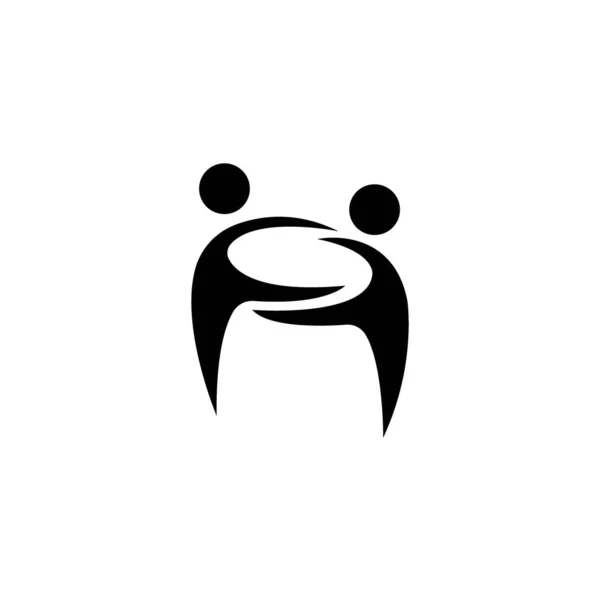 Charity Icon Logo Vector Design Template — Vector de stock