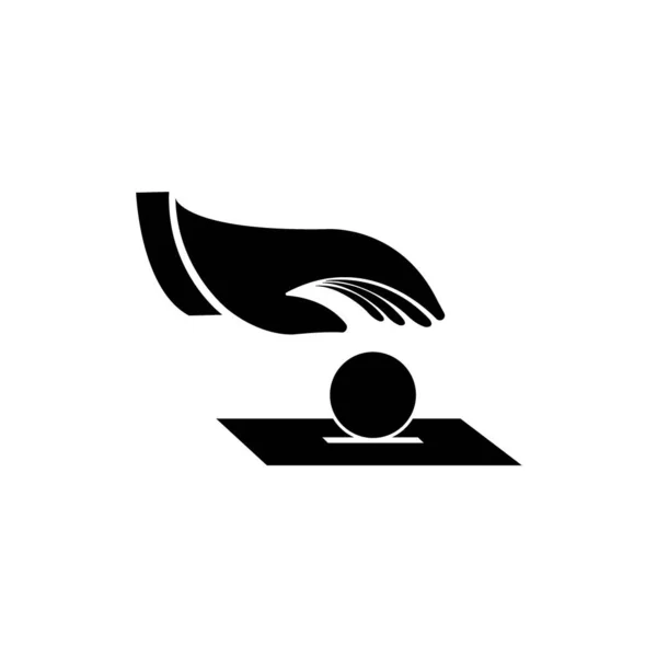 Charity Icon Logo Vector Design Template — Vector de stock