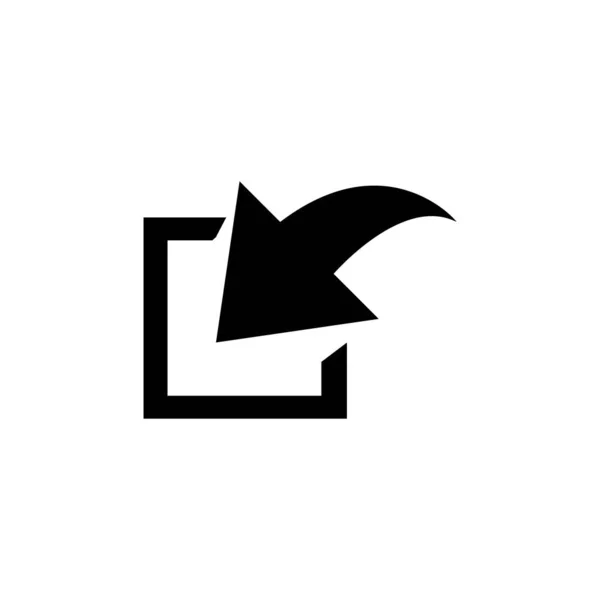 Enter Icon Logo Vector Design Template — Vetor de Stock
