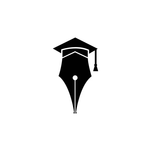 Шаблон Векторного Дизайна Логотипа Ручки — стоковый вектор