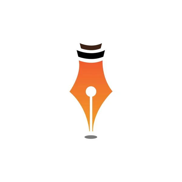 Stift Werkzeug Symbol Logo Vektor Design Vorlage — Stockvektor