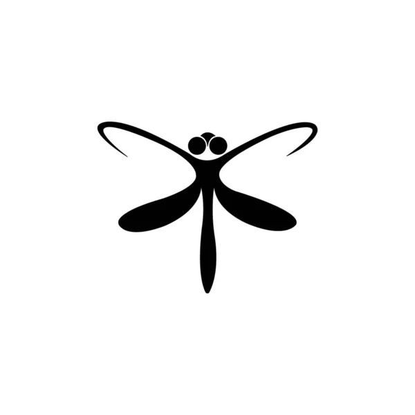 Yusufçuk Simgesi Logo Vektör Tasarım Şablonu — Stok Vektör