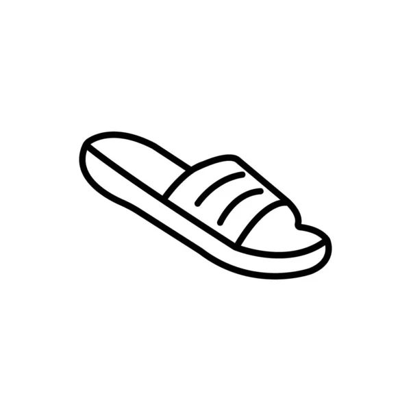 Zapatillas Icono Logotipo Vector Diseño Plantilla — Vector de stock