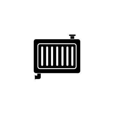 radyatör simgesi logo vektör tasarım şablonu