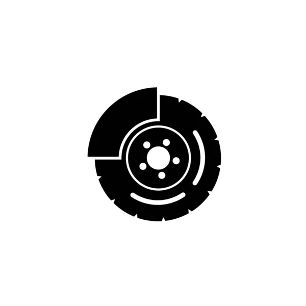 Modello Progettazione Vettoriale Logo Icona Freni Disco — Vettoriale Stock