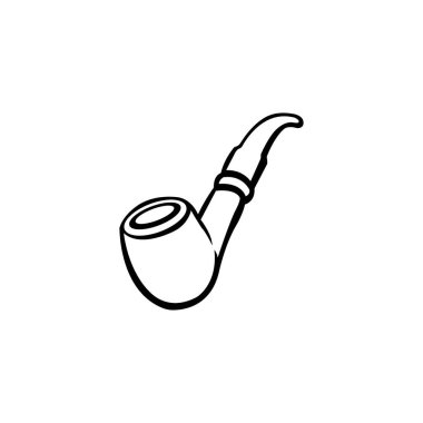 tüten boru simgesi logo vektör tasarım şablonu