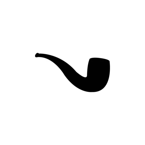 Modelo Design Vetor Logotipo Ícone Tubo Fumar — Vetor de Stock
