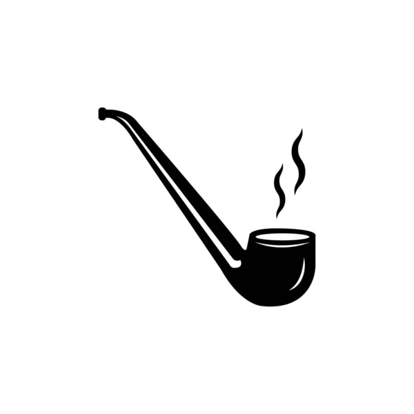 Шаблон Векторного Дизайна Логотипа Курительной Трубы — стоковый вектор