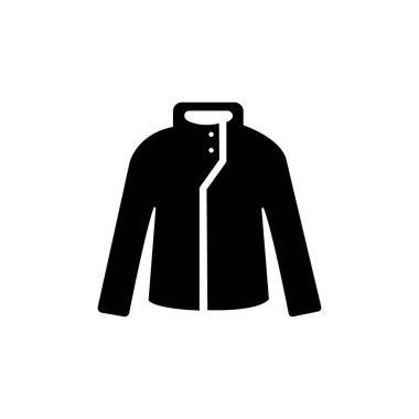 Ceket simgesi logo vektör tasarım şablonu